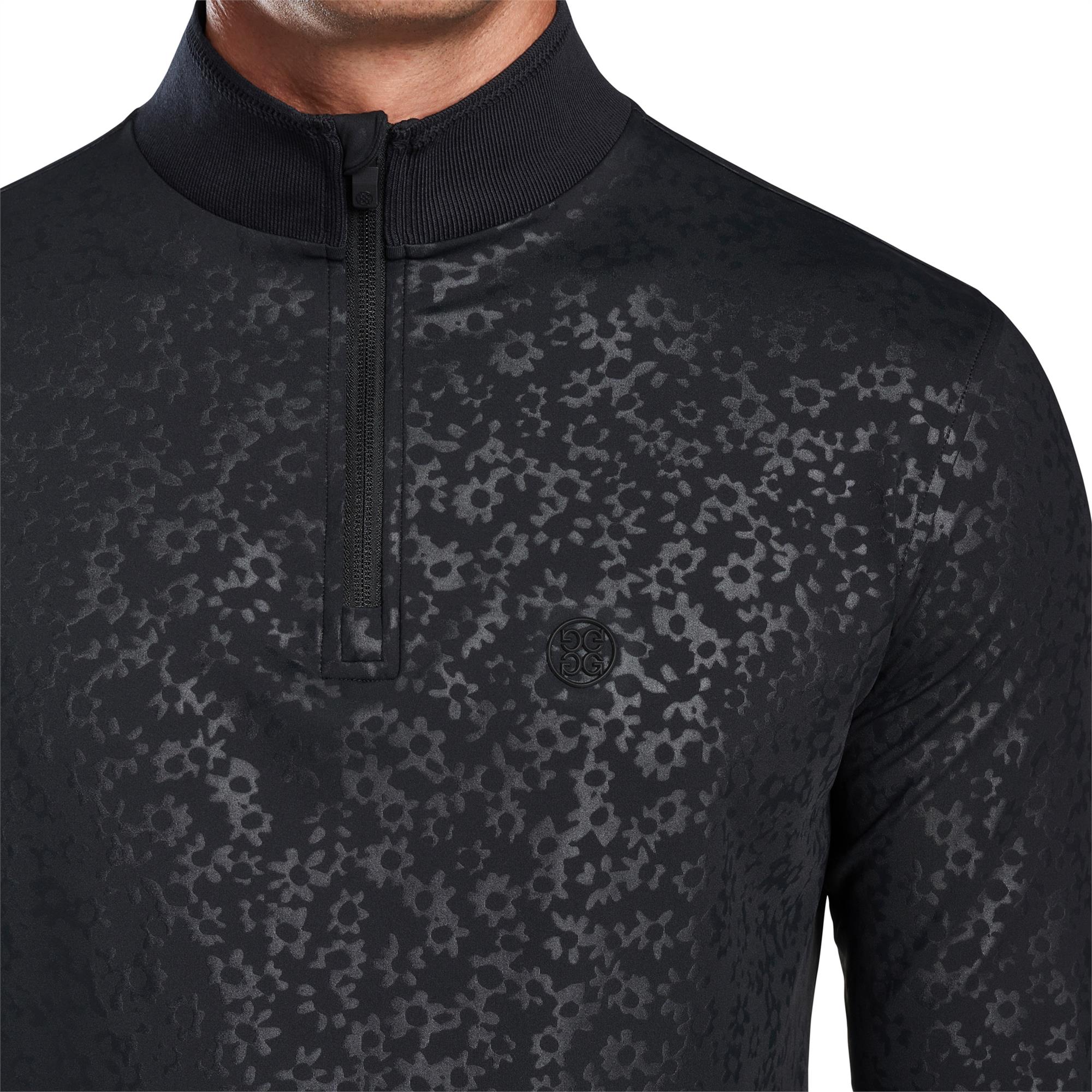 G/FORE Embossed Floral Mid Onyx